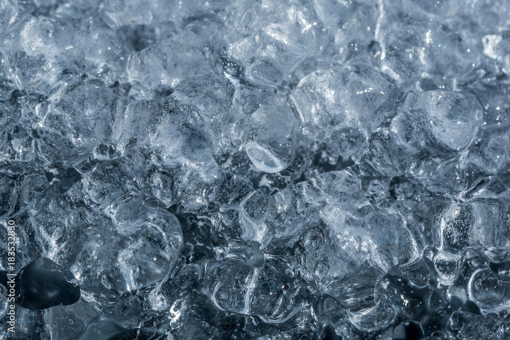 Obraz premium background from ice in frozen drops of water