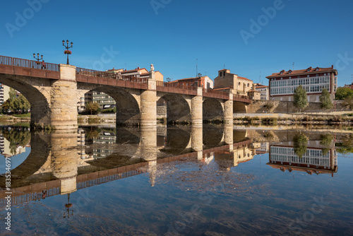 Miranda de Ebro cityscape in Burgos, Spain. photo