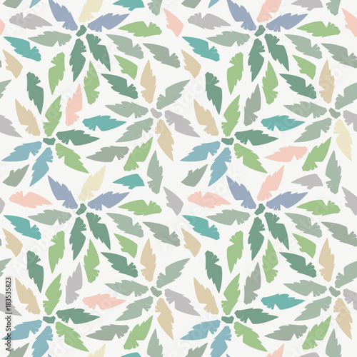 Cute seamless pattern with abstract details