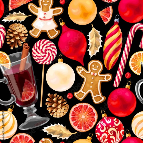 Seamless mulled wine