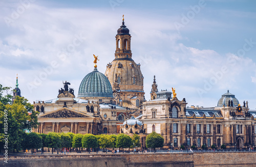 The ancient city of Dresden, Germany. Historical and cultural center of Europe. photo
