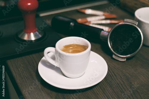 morning fresh espresso coffee