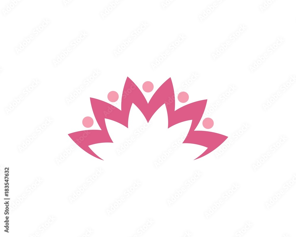 Beauty Lotus Logo Template Beauty Lotus Logo Template