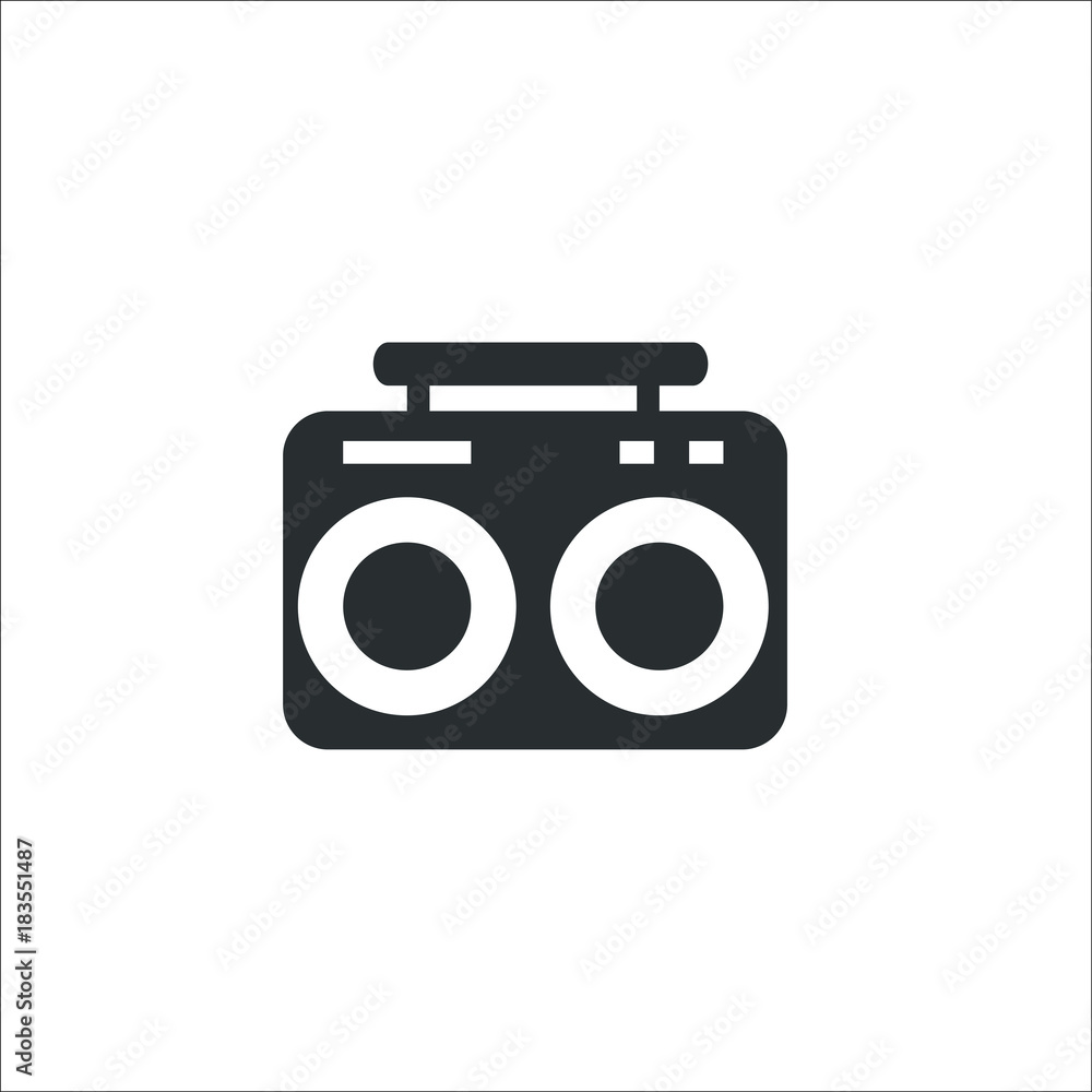 Radio icon. Vector Illustration