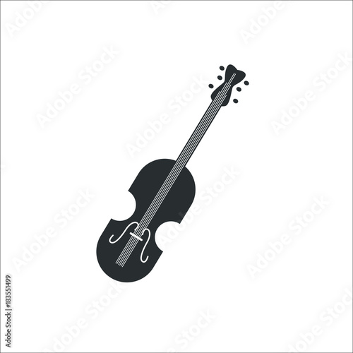 Violin icon. Vector Illustration
