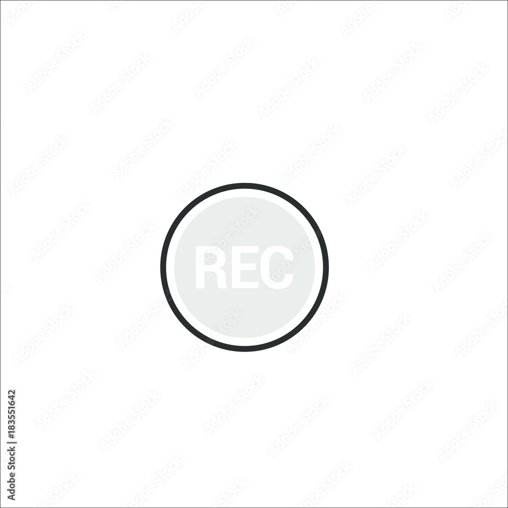 Rec button icon Rec button icon