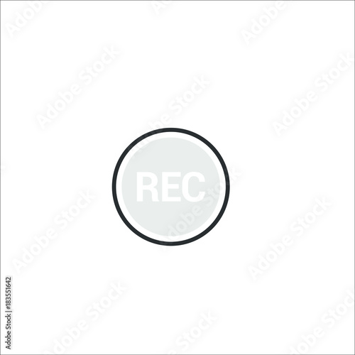 Rec button icon © OldWoolf