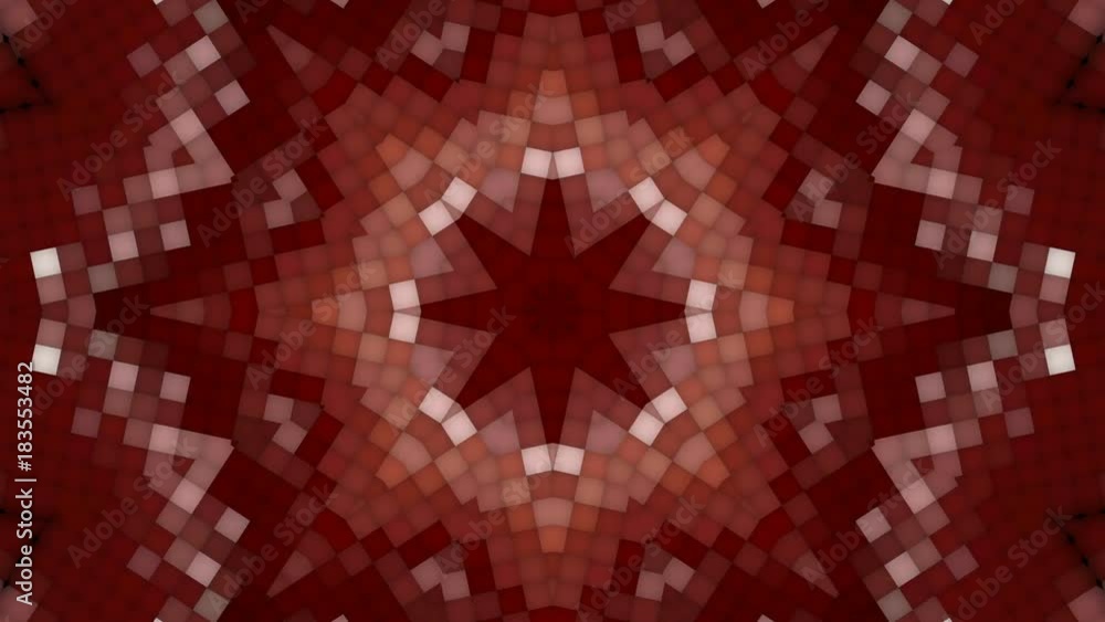 orange abstract kaleidoscope background. 3d render slow moving, changing shapes orange abstract kaleidoscope background. 3d render slow moving, changing shapes