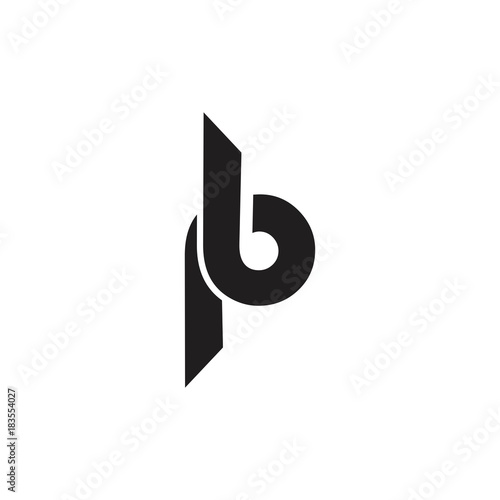 initial letter bp logo vevtor photo
