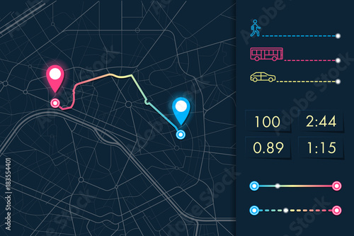 city map navigation