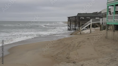 Beach Erosion happening in North Carolina photo