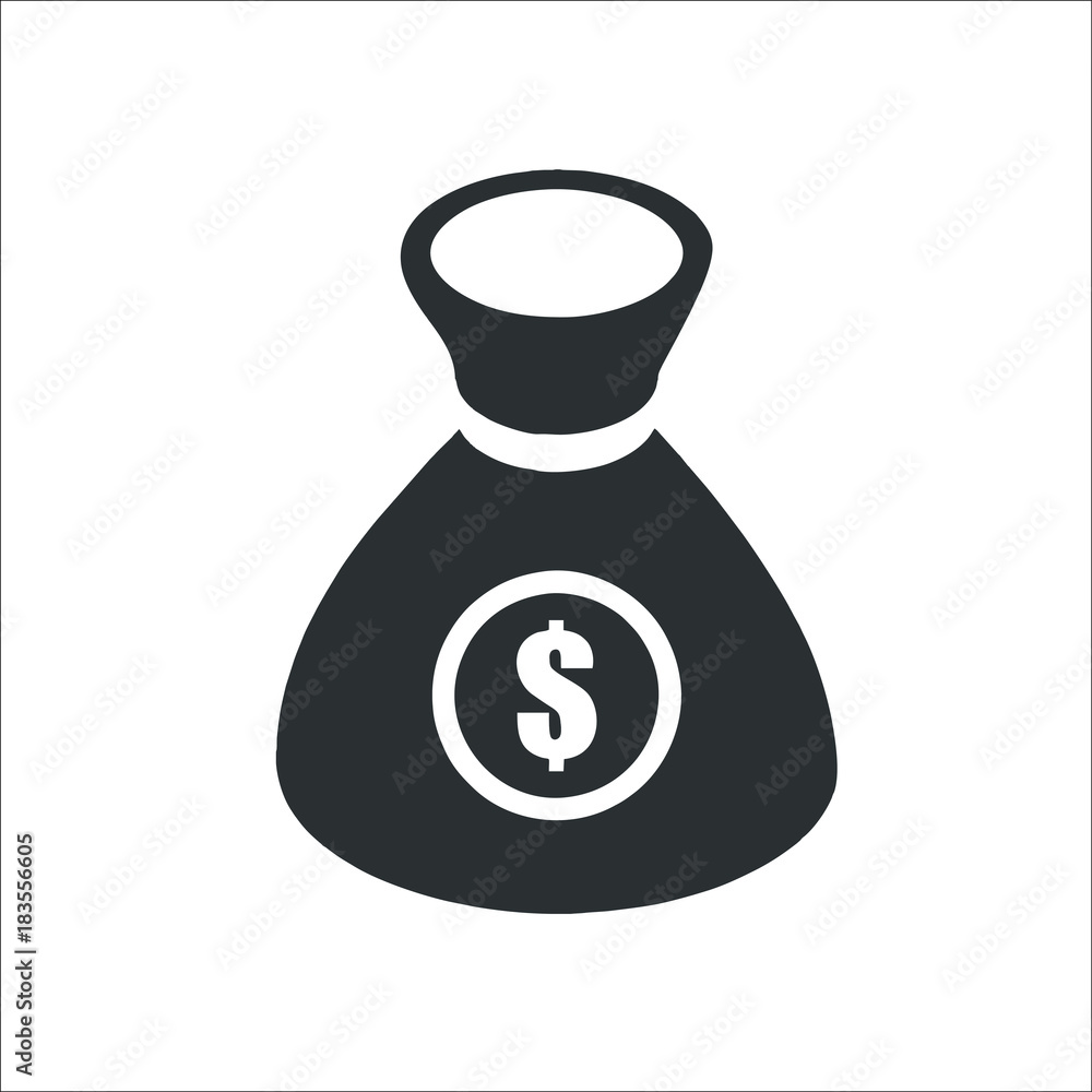 Money bag icon. Vector Illustration Money bag icon. Vector Illustration