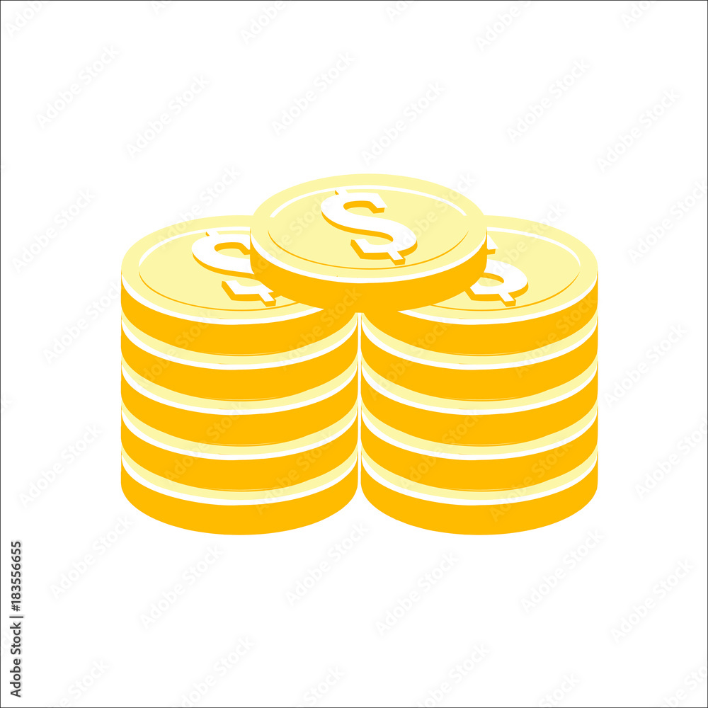 Money icon. Vector Illustration Money icon. Vector Illustration