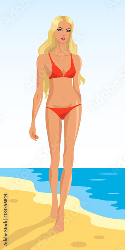 Girl on the beach