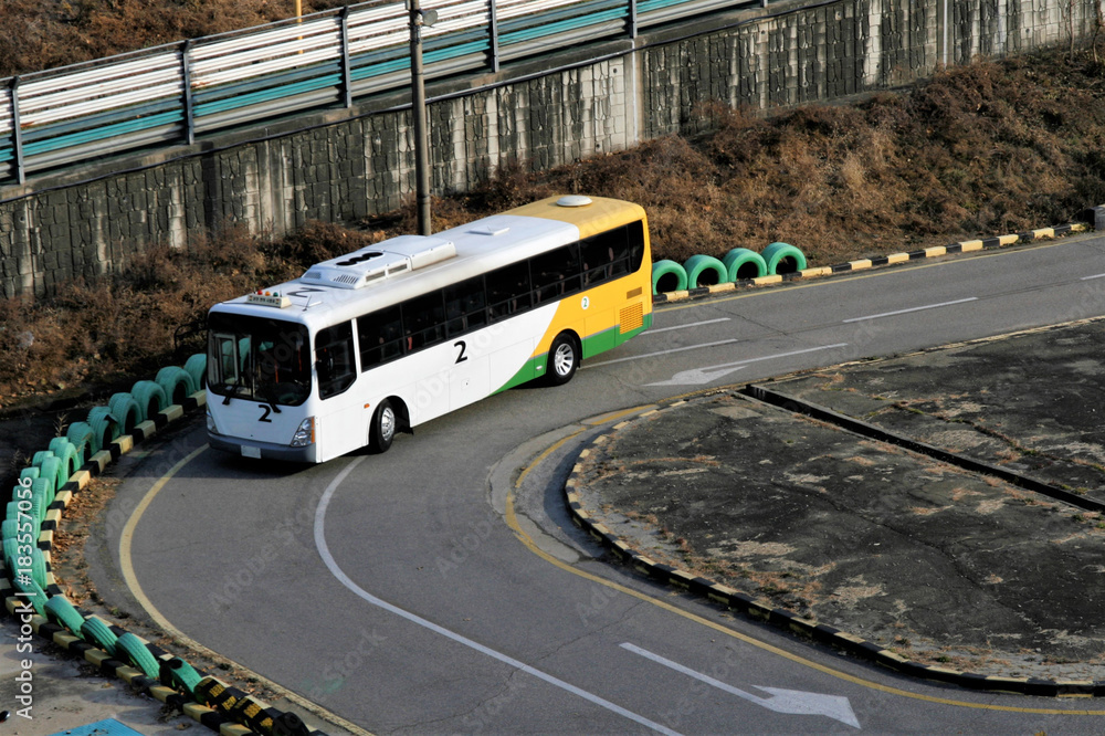 Obraz premium Driver's License Examination Center in Korea 