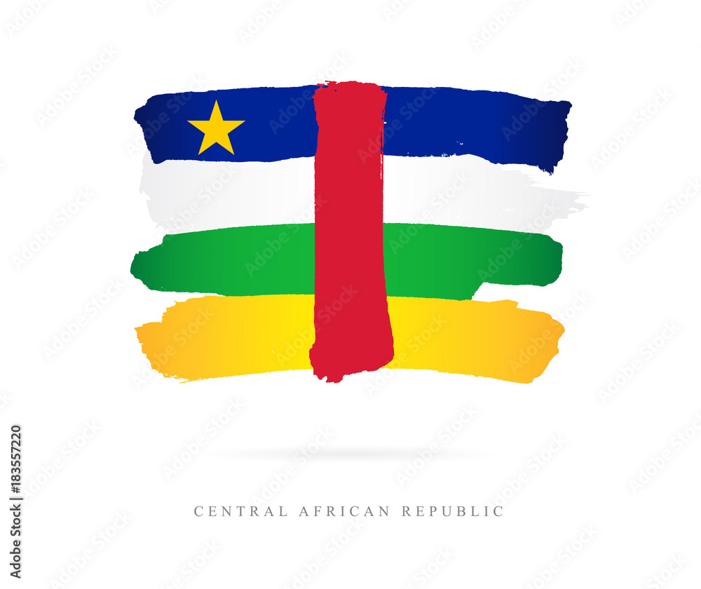 Obraz premium Flag of the Central African Republic