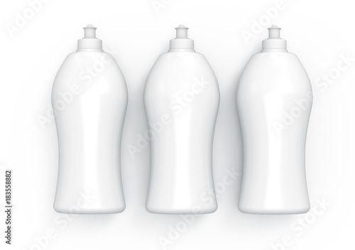 Dishwashing bottle mockup