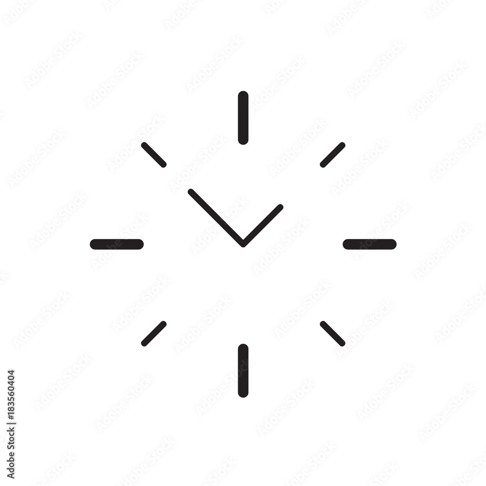 Clock icon Vector illustration, EPS10 Clock icon Vector illustration, EPS10