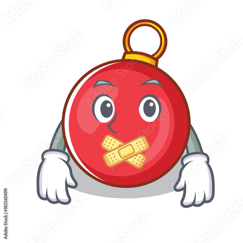 Silent Christmas ball character cartoon