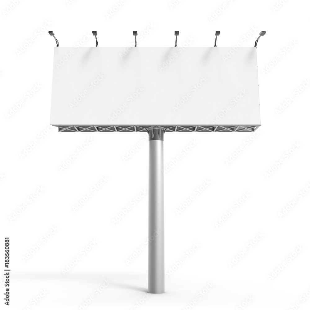Obraz premium 3D rendering billboard