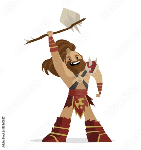 barbarian holding an axe