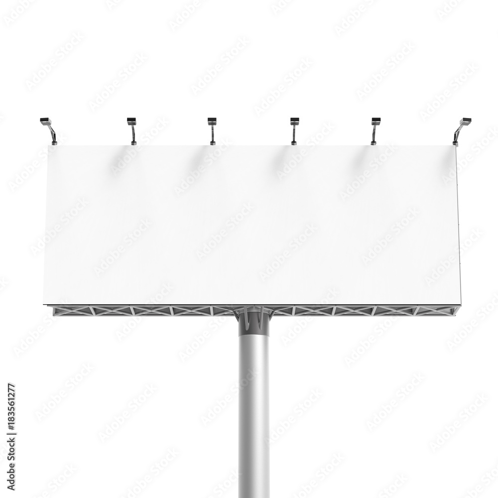Obraz premium 3D rendering billboard