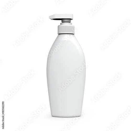 Pump dispenser bottle mockup