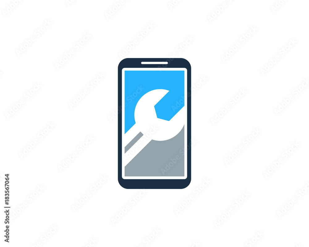 Smartphone Fix Icon Logo Design Element Smartphone Fix Icon Logo Design Element