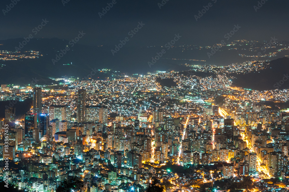 Obraz Widok budynków i architektury Caracas