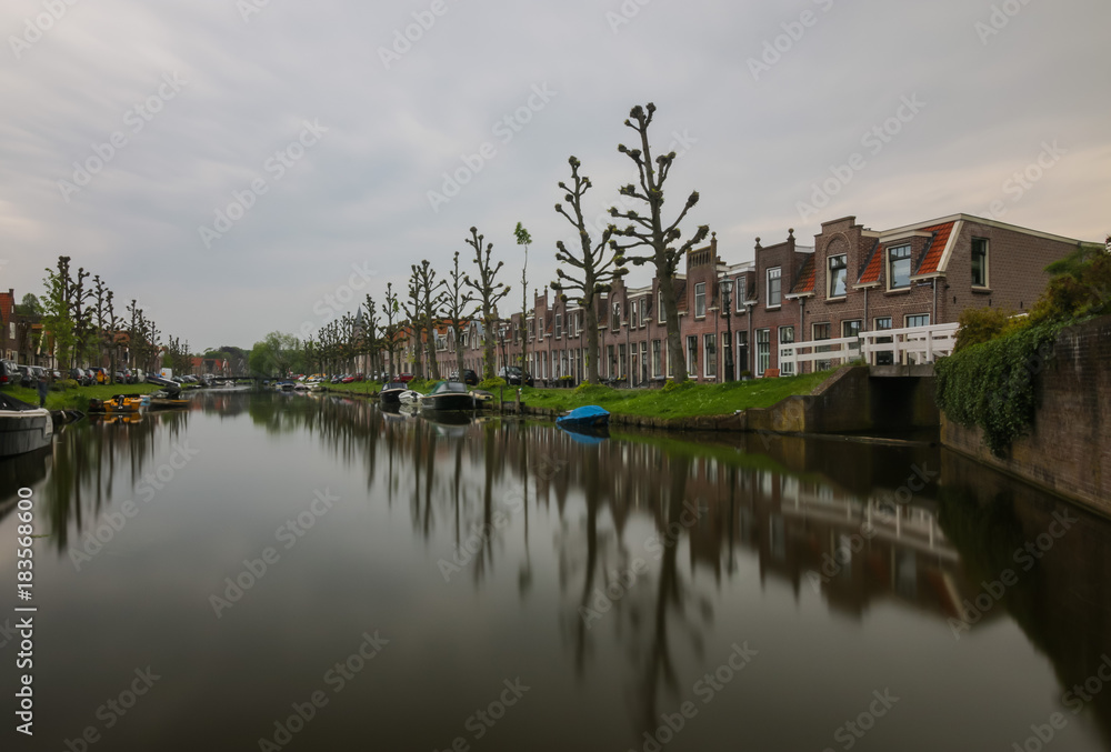 Canal in Monnickendam - Netherlands