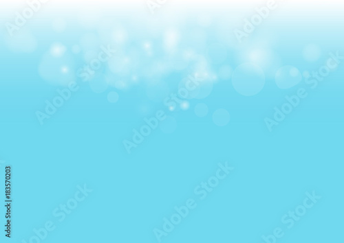 The Boken abstract beautiful Blue color lighten Background.