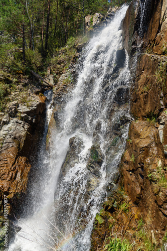 Kamyshlinsky waterfall near village Barangol. Altai Republic  Russia