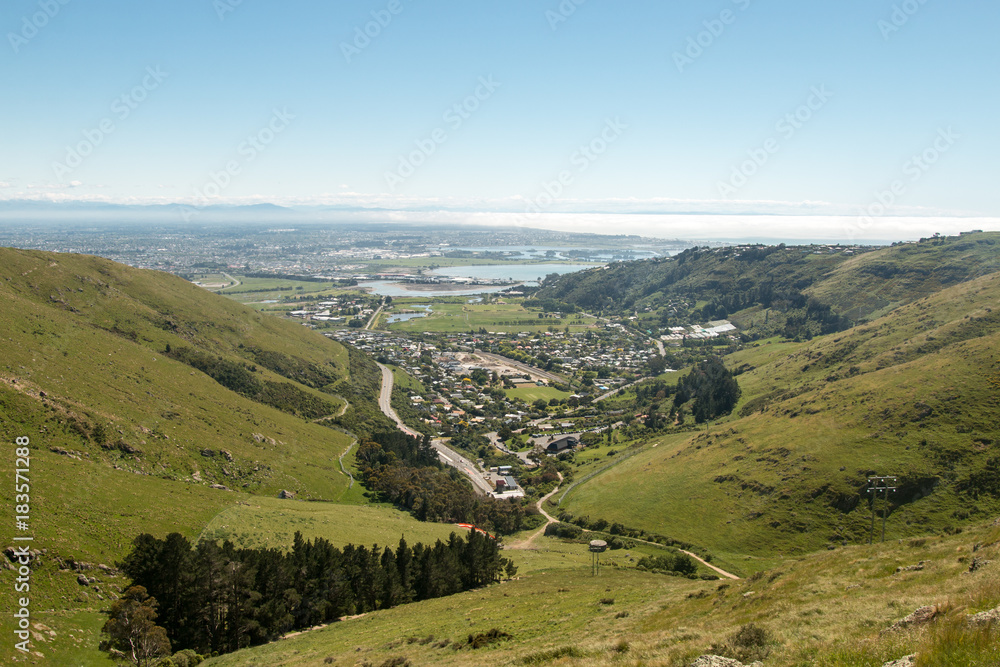 View to Christchurch from Port Hills