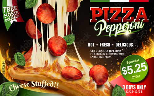 Mouthwatering pizza ads