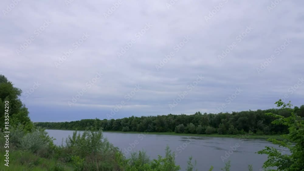 Time lapse clip of river and clouds Time lapse clip of river and clouds