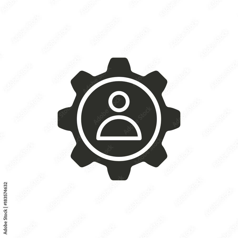 Setting vector icon. Setting vector icon.