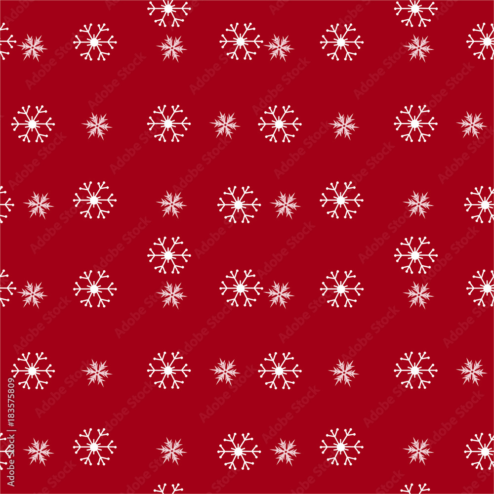 Christmas seamless pattern with snowflakes, vector background Christmas seamless pattern with snowflakes, vector background