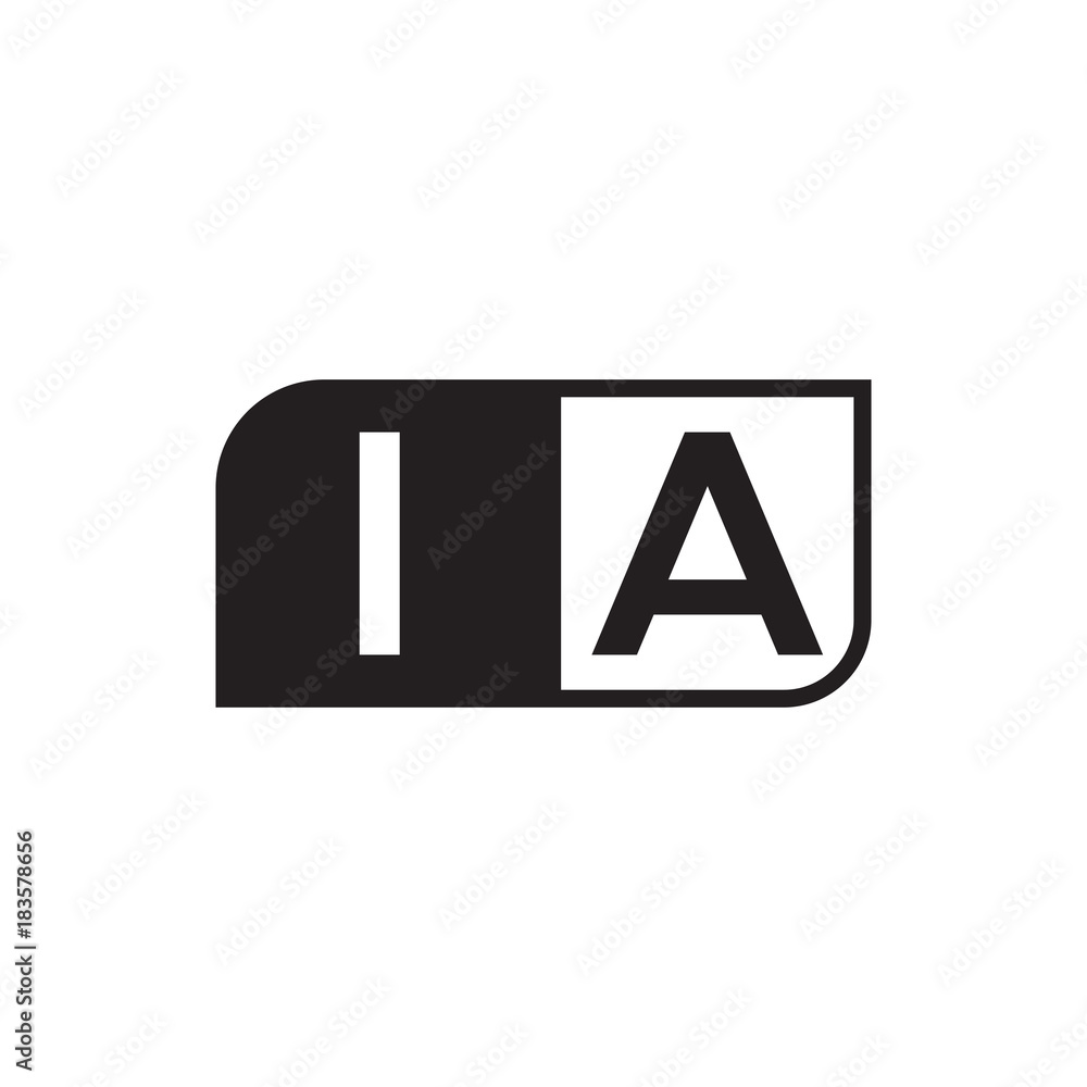 initial letter logo simple AA to ZA initial letter logo simple AA to ZA