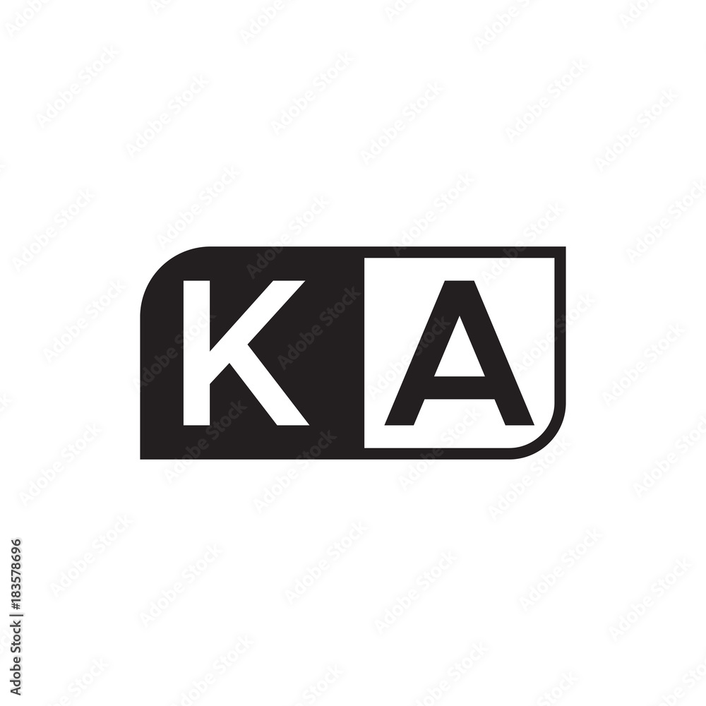 initial letter logo simple AA to ZA initial letter logo simple AA to ZA