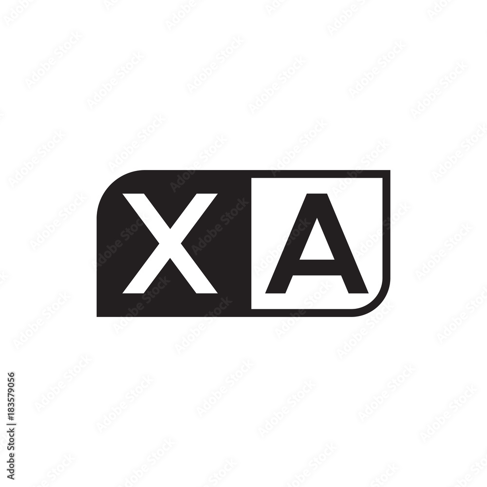 initial letter logo simple AA to ZA initial letter logo simple AA to ZA