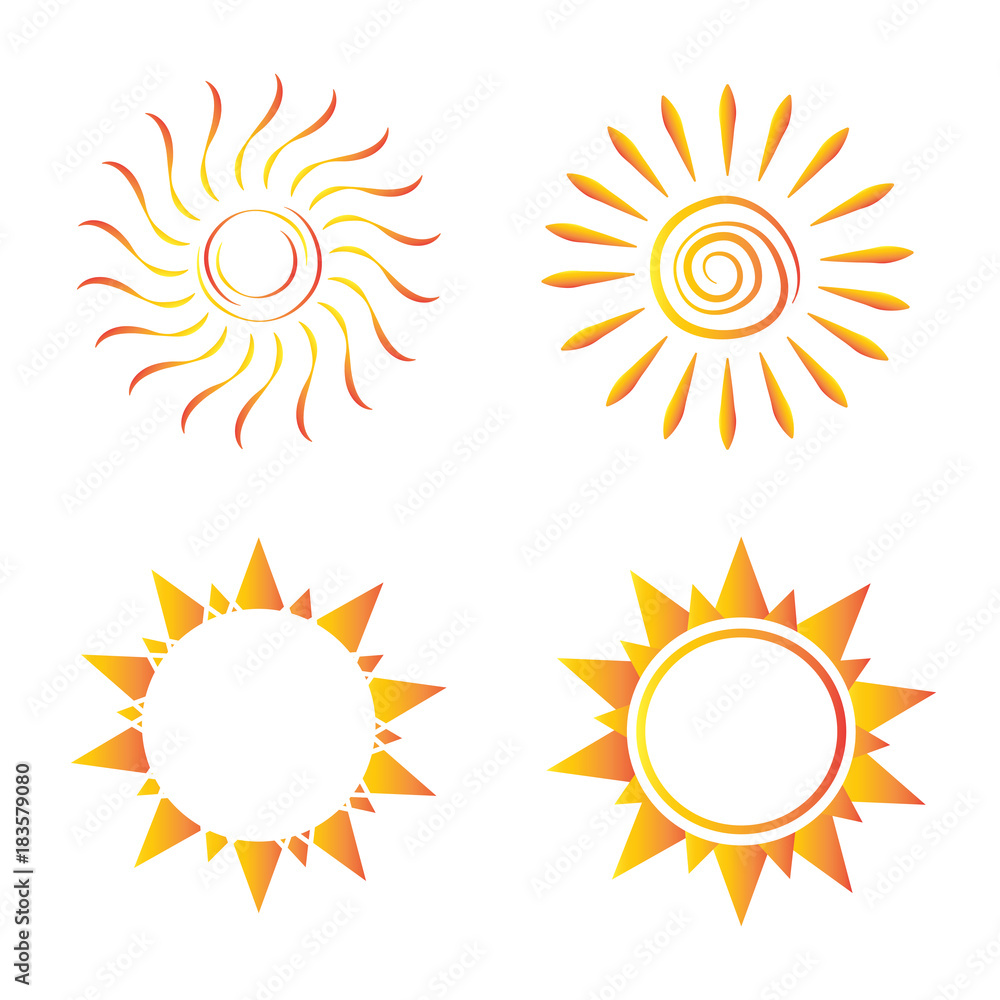 abstract sun shape abstract sun shape
