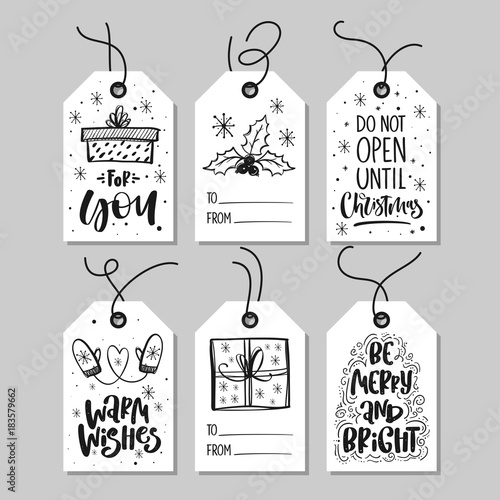 Christmas gift tags