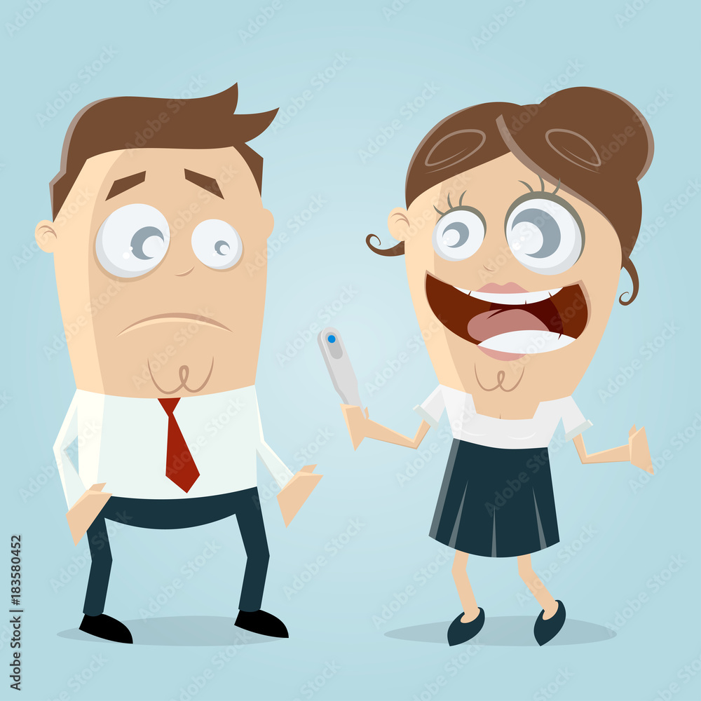 woman telling man that she is pregnant clipart woman telling man that she is pregnant clipart