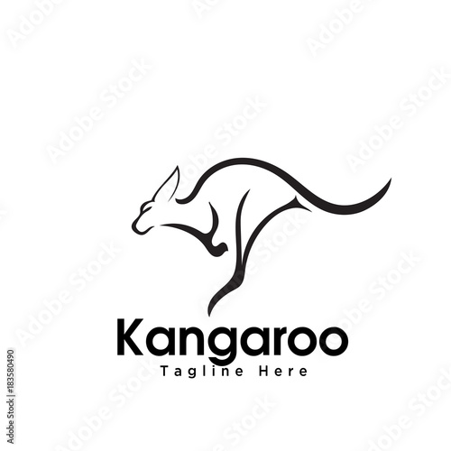 fast jump kangaroo logo