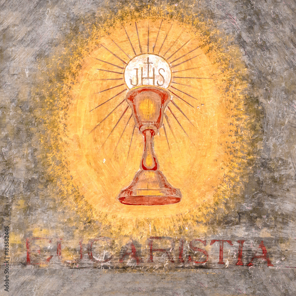 Obraz premium First communion chalice symbol