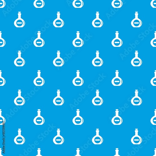 Bellied bottle pattern seamless blue