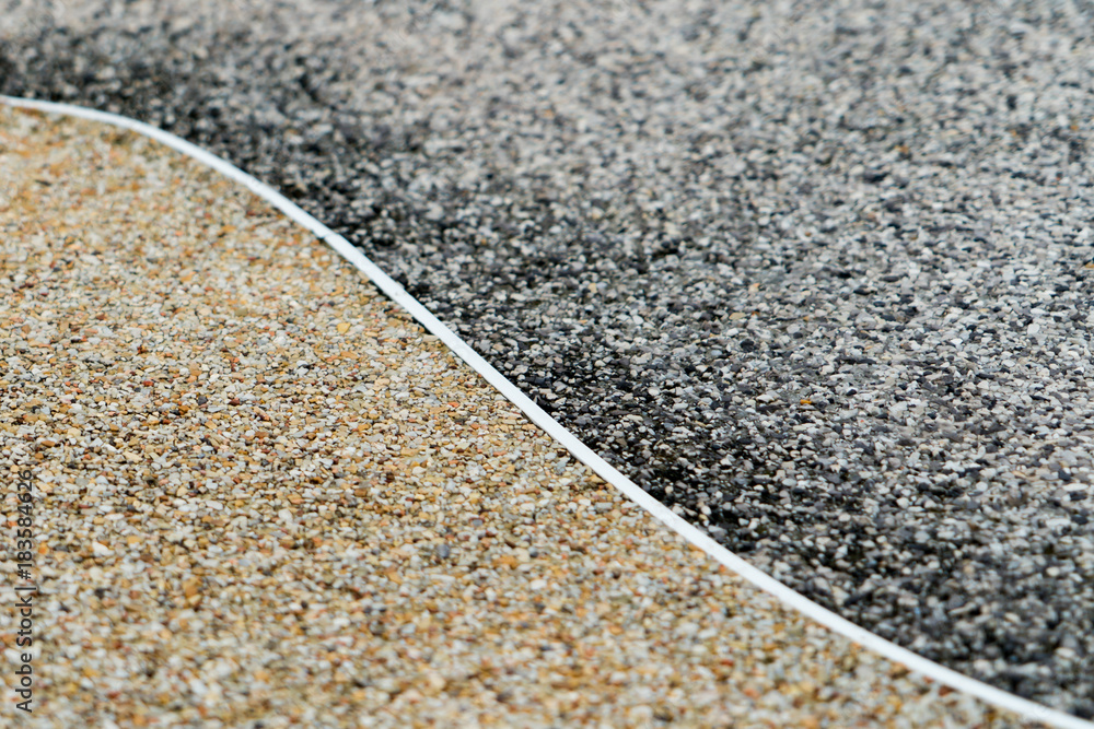 gravel surface texture background, two difference color, dark and gold, yin-yang concept gravel surface texture background, two difference color, dark and gold, yin-yang concept