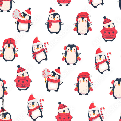 z-wzorem-ze-smiesznymi-pingwinami