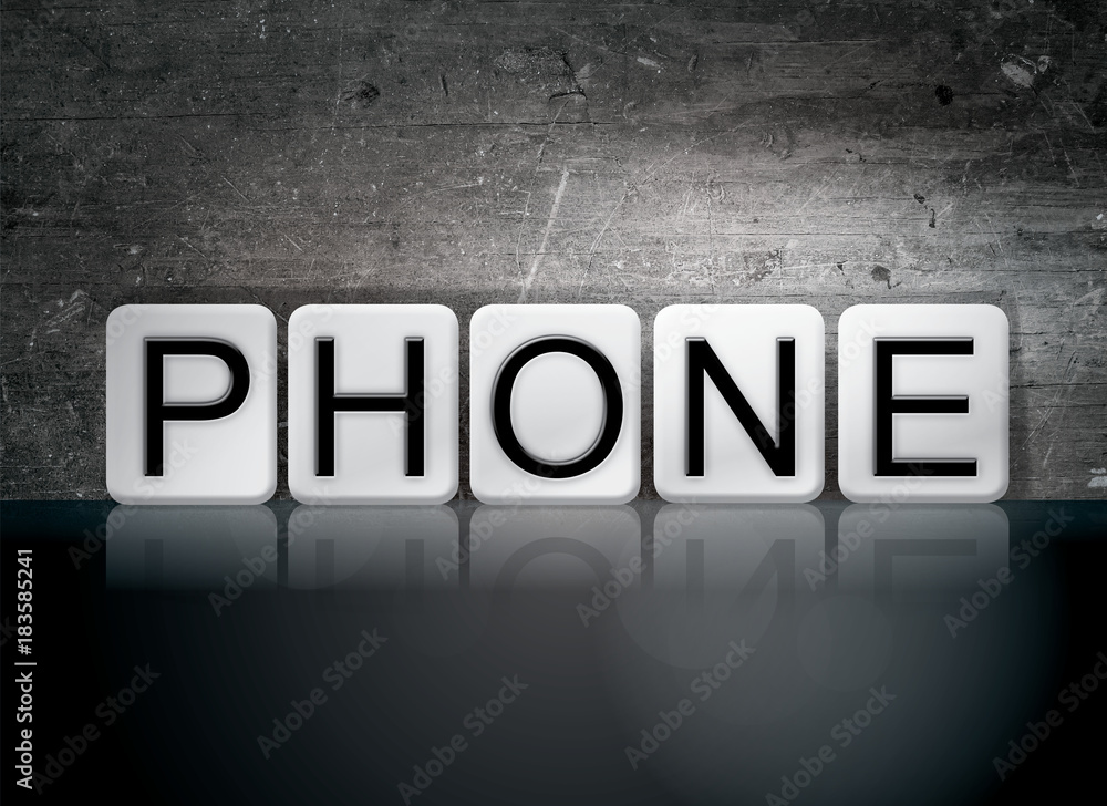 Phone Concept Tiled Word Phone Concept Tiled Word