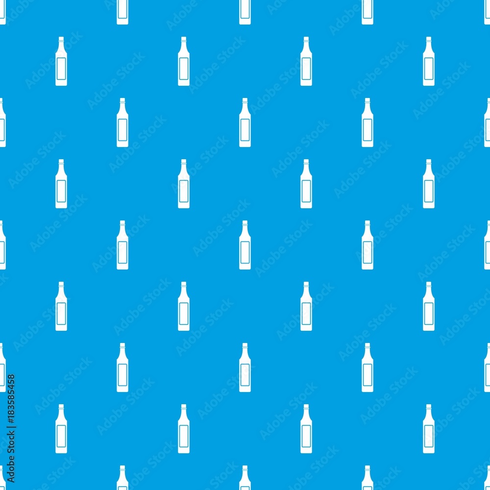 Vinegar bottle pattern seamless blue Vinegar bottle pattern seamless blue